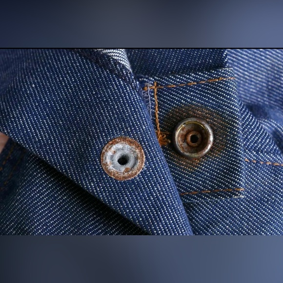 Ladies Levis  Classic Denim Harrington Jacket Size S NWOT - Picture 6 of 6